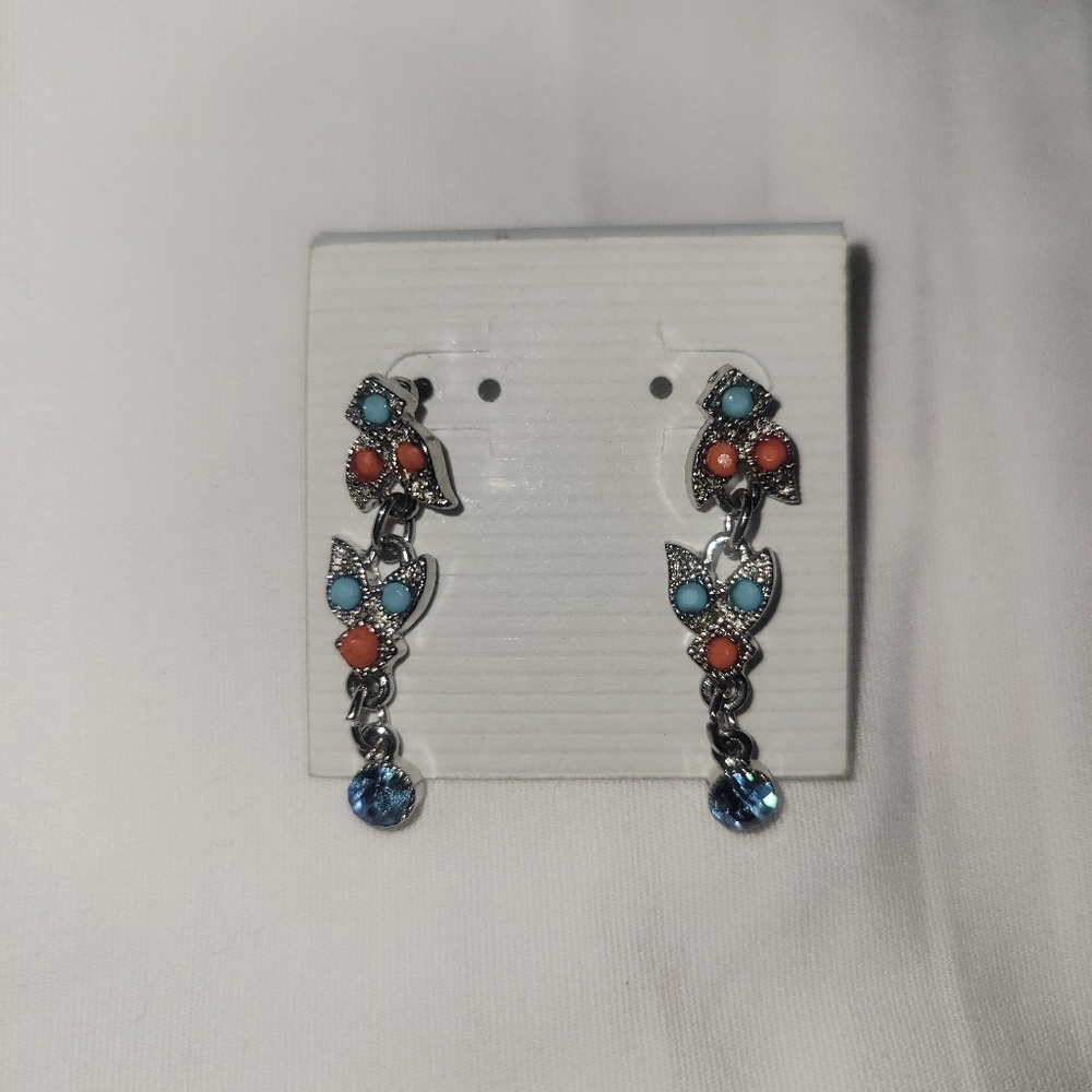 One inch dangle earrings